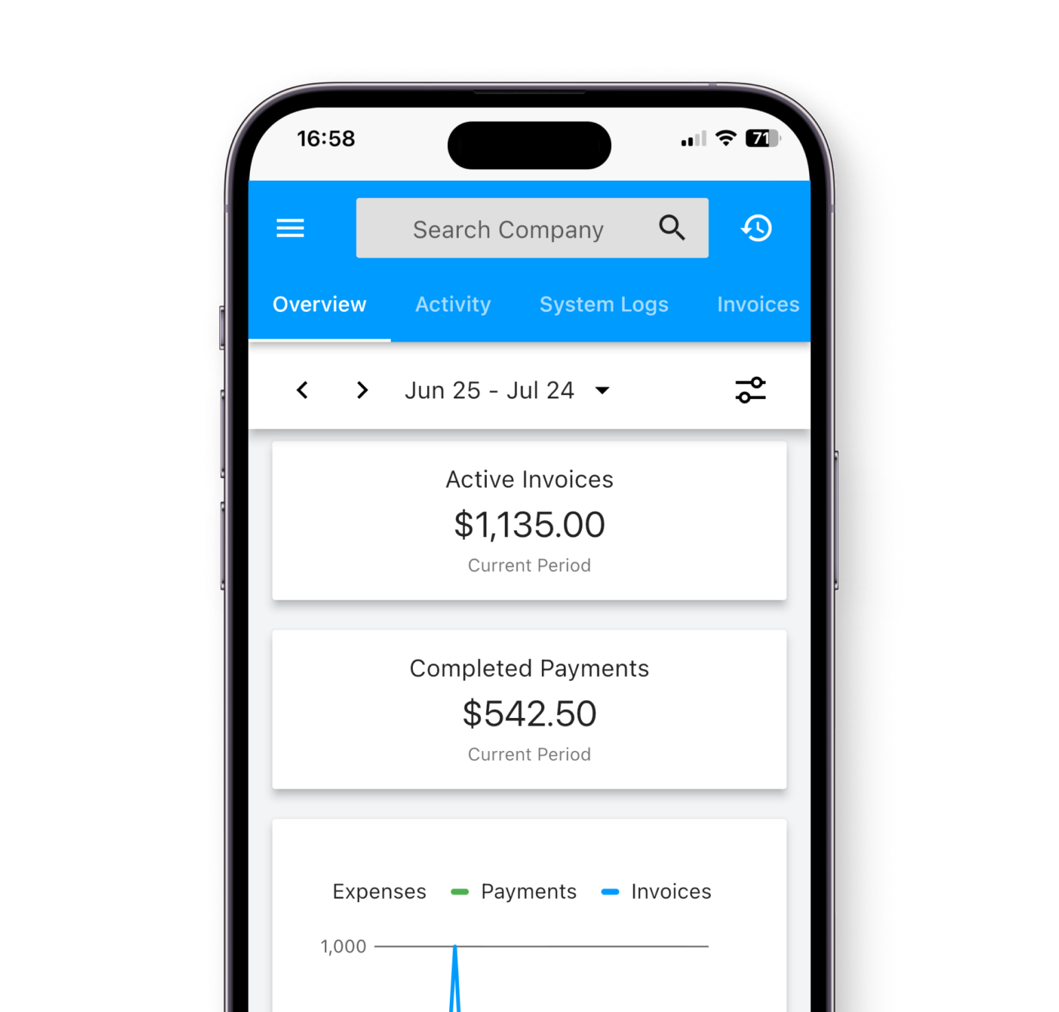 Invoice Ninja mobile app