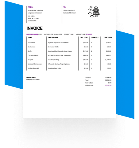 The best way to invoice